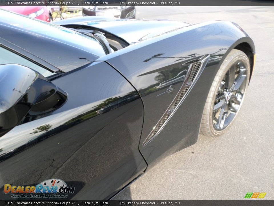 2015 Chevrolet Corvette Stingray Coupe Z51 Black / Jet Black Photo #13