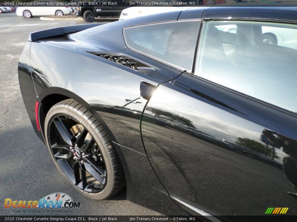 2015 Chevrolet Corvette Stingray Coupe Z51 Black / Jet Black Photo #14