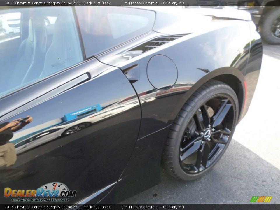 2015 Chevrolet Corvette Stingray Coupe Z51 Black / Jet Black Photo #16