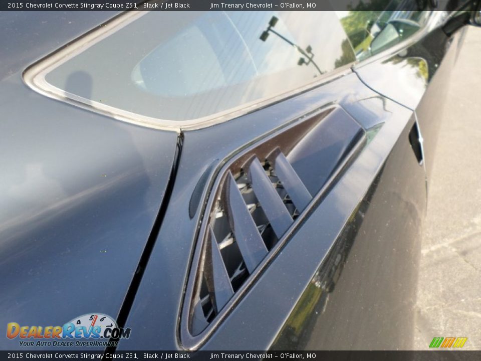 2015 Chevrolet Corvette Stingray Coupe Z51 Black / Jet Black Photo #22