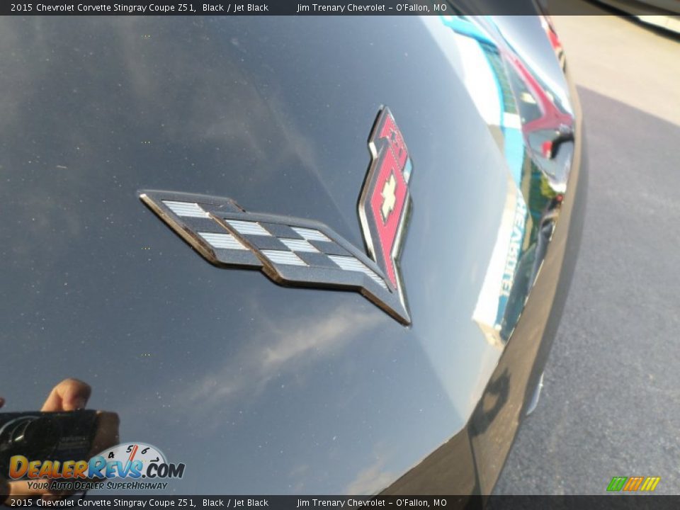 2015 Chevrolet Corvette Stingray Coupe Z51 Black / Jet Black Photo #24