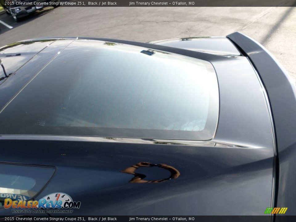 2015 Chevrolet Corvette Stingray Coupe Z51 Black / Jet Black Photo #27