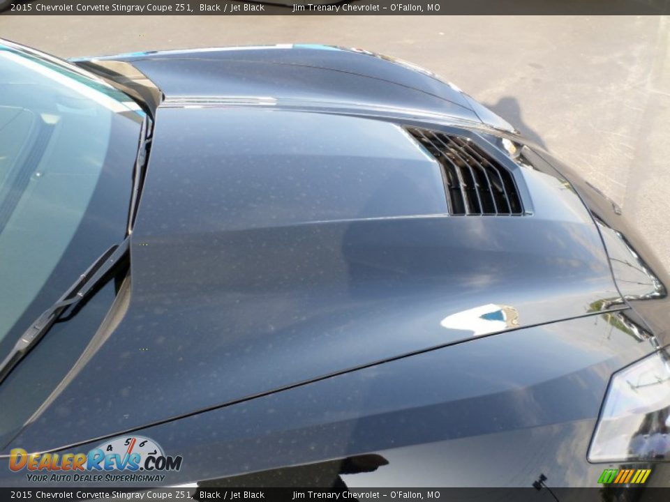2015 Chevrolet Corvette Stingray Coupe Z51 Black / Jet Black Photo #30