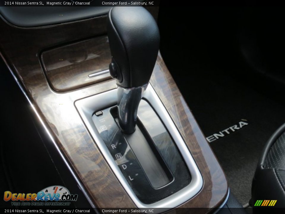 2014 Nissan Sentra SL Magnetic Gray / Charcoal Photo #15