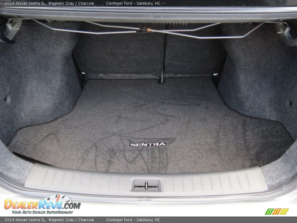 2014 Nissan Sentra SL Magnetic Gray / Charcoal Photo #24