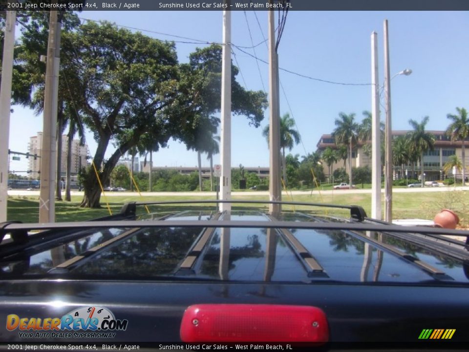 2001 Jeep Cherokee Sport 4x4 Black / Agate Photo #5