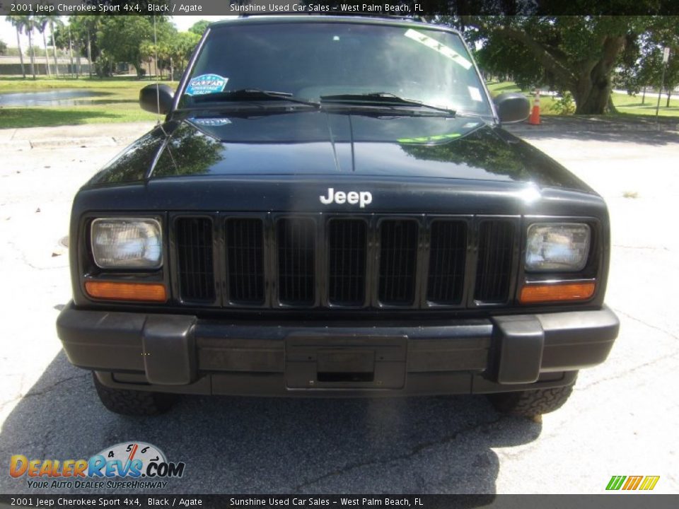 2001 Jeep Cherokee Sport 4x4 Black / Agate Photo #9