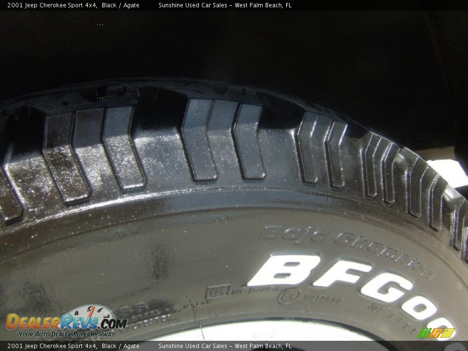 2001 Jeep Cherokee Sport 4x4 Black / Agate Photo #11
