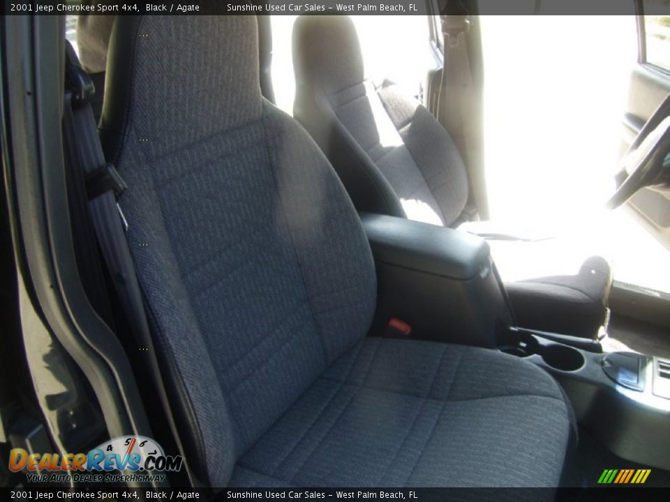2001 Jeep Cherokee Sport 4x4 Black / Agate Photo #18