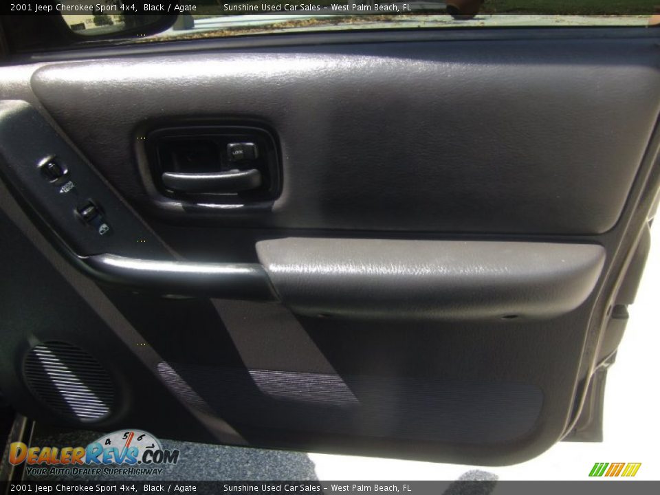 2001 Jeep Cherokee Sport 4x4 Black / Agate Photo #19