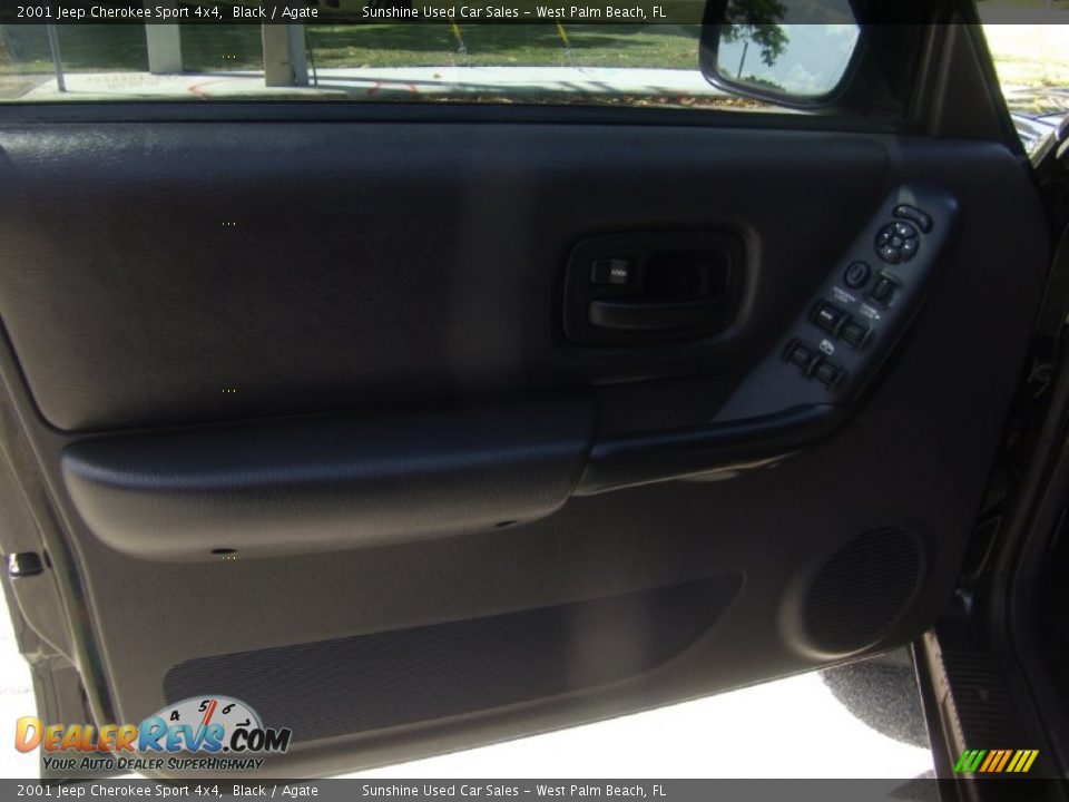 2001 Jeep Cherokee Sport 4x4 Black / Agate Photo #23