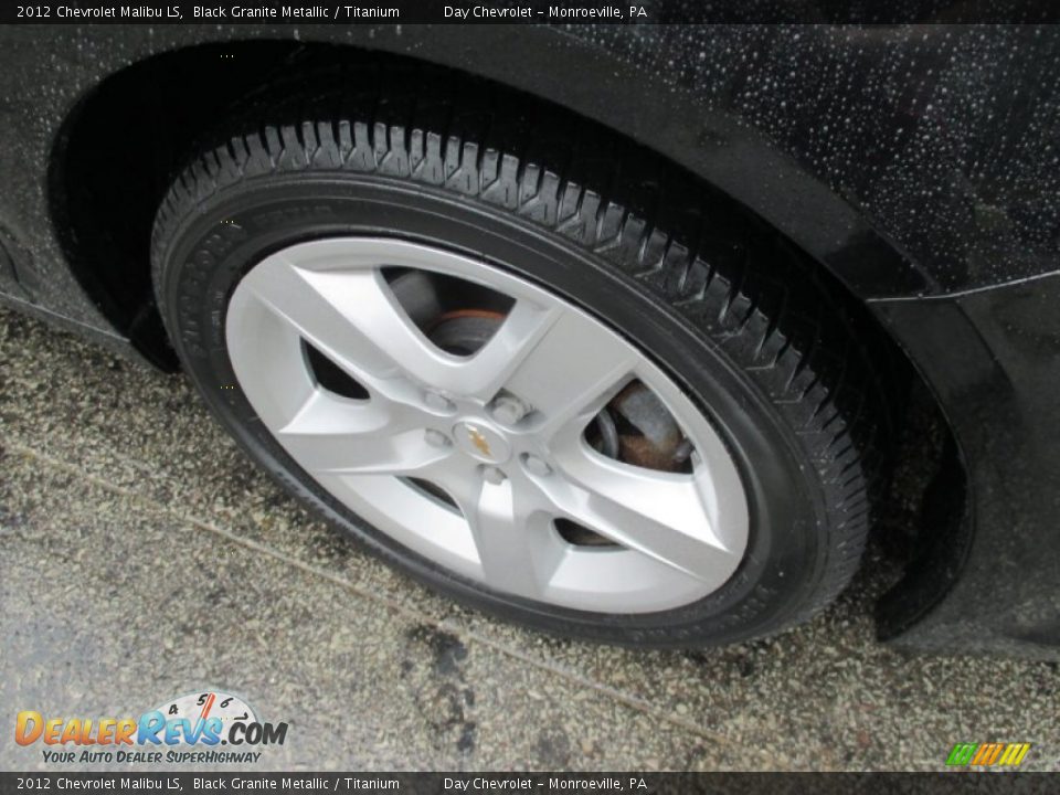 2012 Chevrolet Malibu LS Black Granite Metallic / Titanium Photo #12
