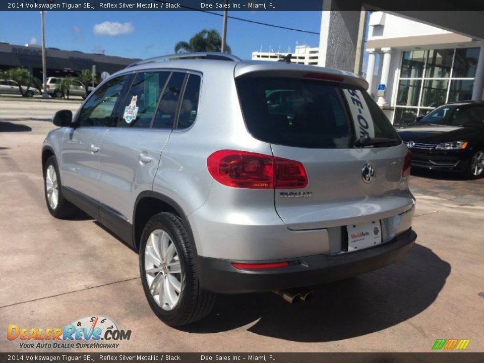 2014 Volkswagen Tiguan SEL Reflex Silver Metallic / Black Photo #3