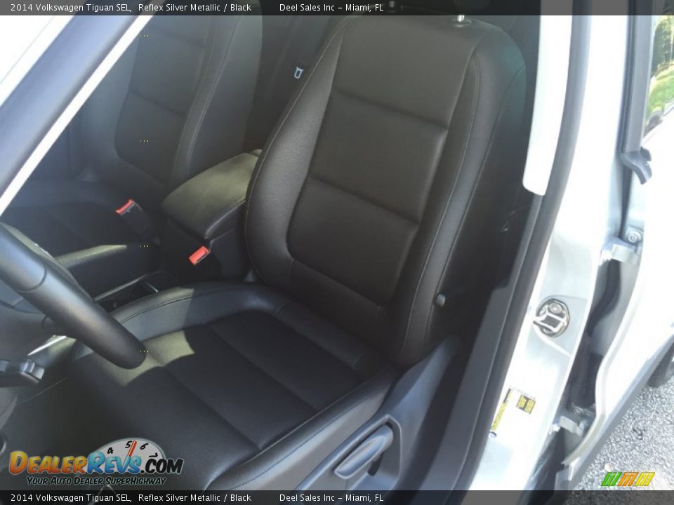 2014 Volkswagen Tiguan SEL Reflex Silver Metallic / Black Photo #9