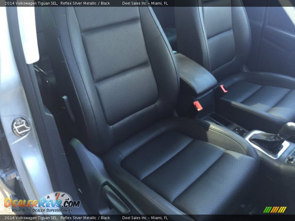 2014 Volkswagen Tiguan SEL Reflex Silver Metallic / Black Photo #10