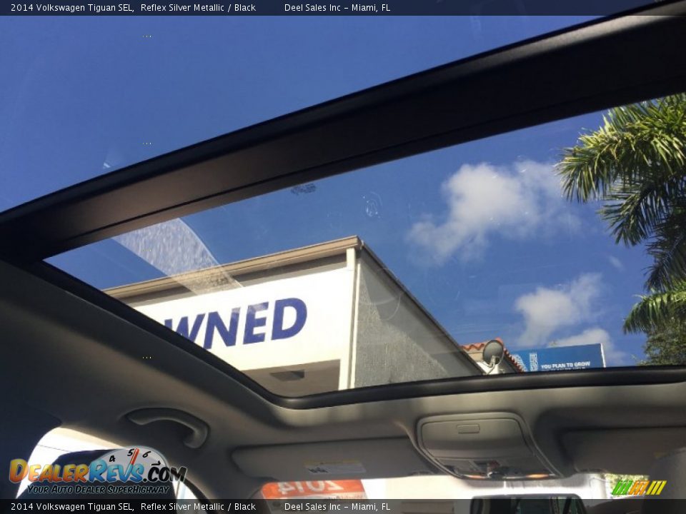 2014 Volkswagen Tiguan SEL Reflex Silver Metallic / Black Photo #13