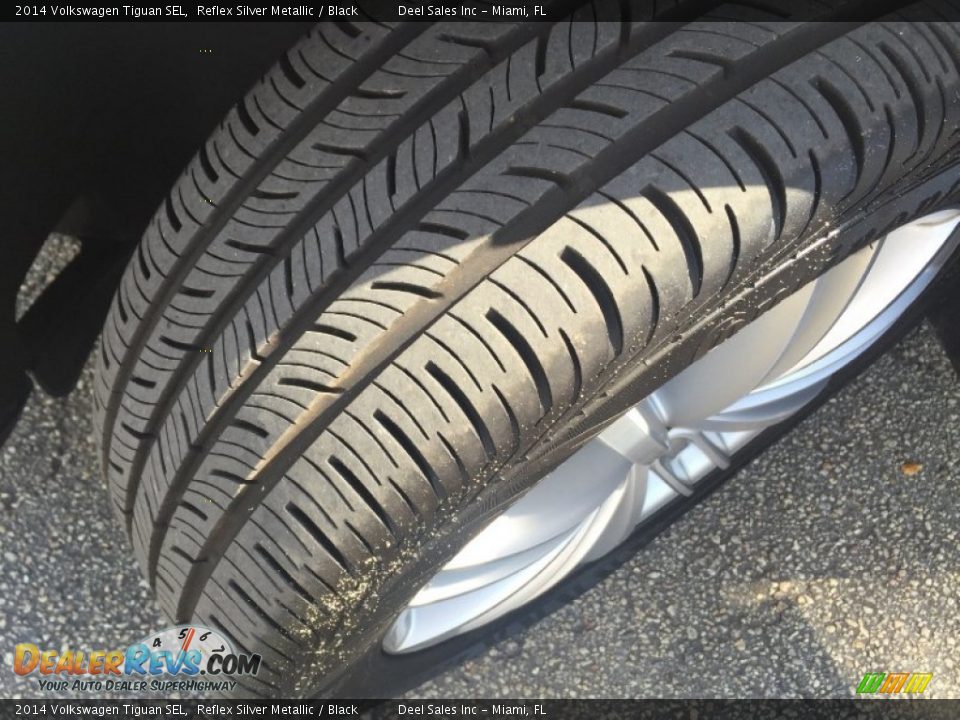 2014 Volkswagen Tiguan SEL Reflex Silver Metallic / Black Photo #16