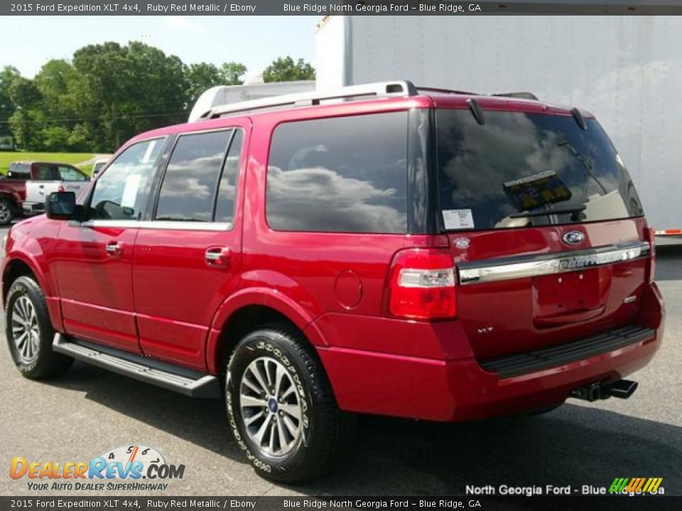 2015 Ford Expedition XLT 4x4 Ruby Red Metallic / Ebony Photo #3
