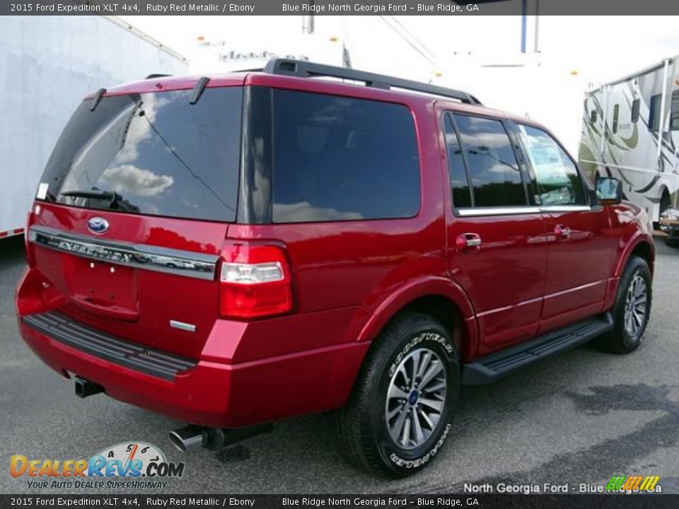 2015 Ford Expedition XLT 4x4 Ruby Red Metallic / Ebony Photo #5