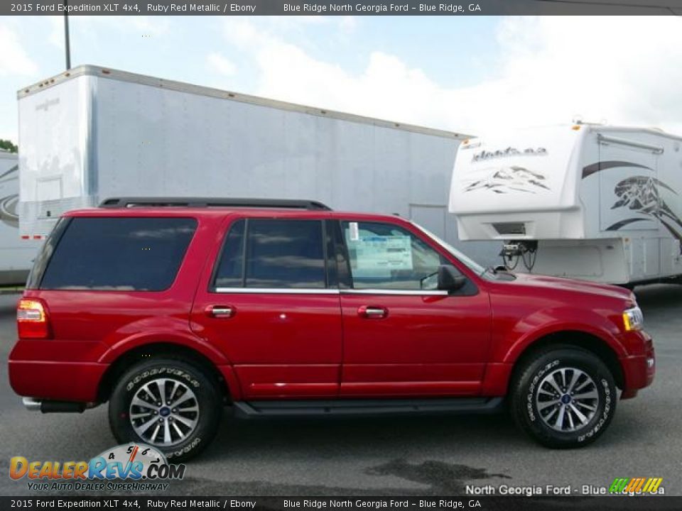 2015 Ford Expedition XLT 4x4 Ruby Red Metallic / Ebony Photo #6