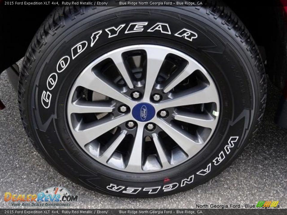 2015 Ford Expedition XLT 4x4 Ruby Red Metallic / Ebony Photo #9