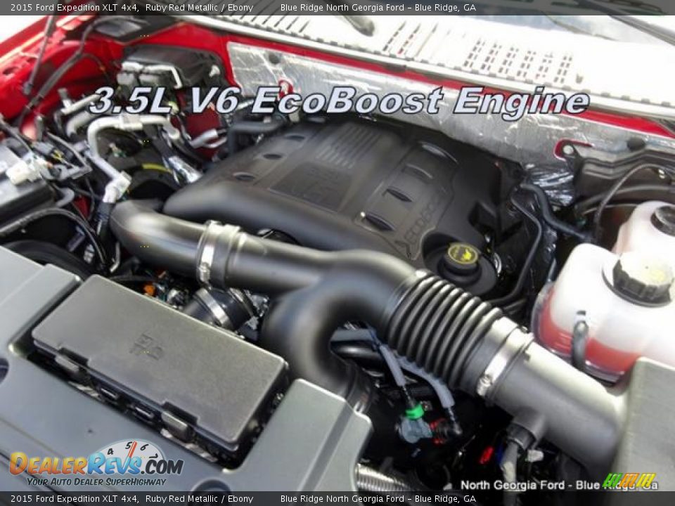 2015 Ford Expedition XLT 4x4 Ruby Red Metallic / Ebony Photo #10