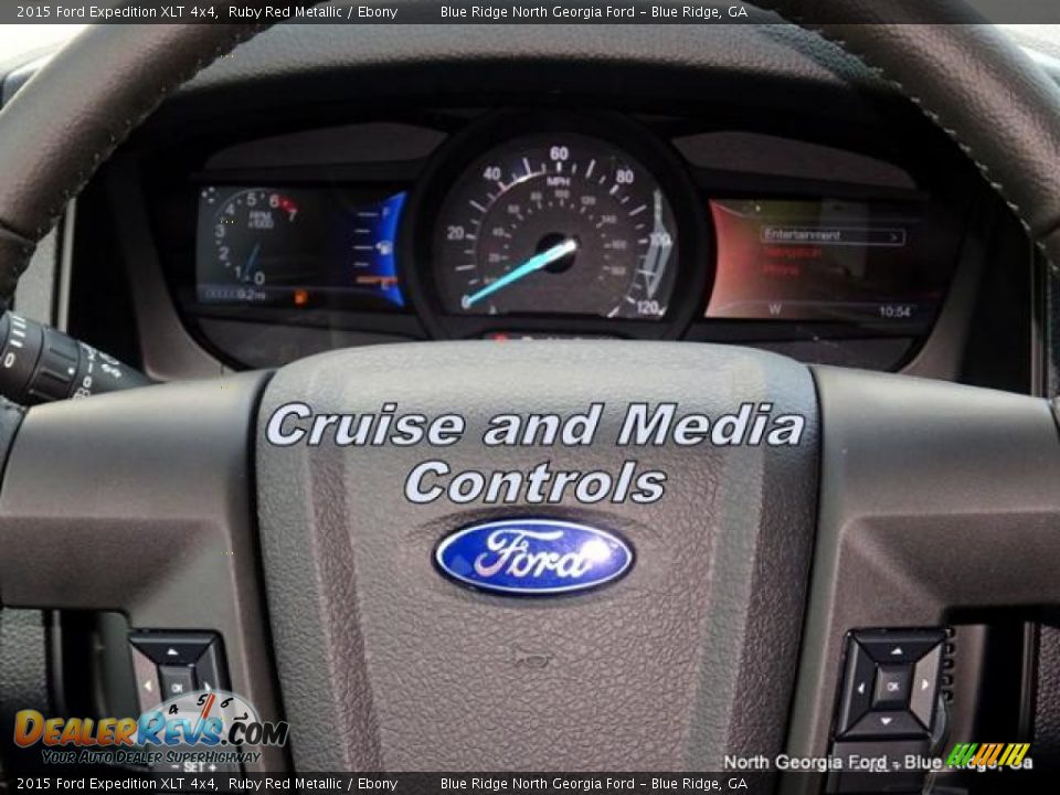 2015 Ford Expedition XLT 4x4 Ruby Red Metallic / Ebony Photo #21