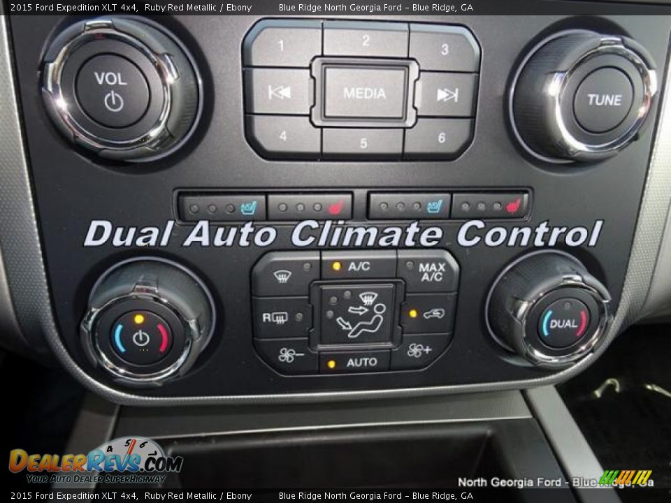 2015 Ford Expedition XLT 4x4 Ruby Red Metallic / Ebony Photo #26