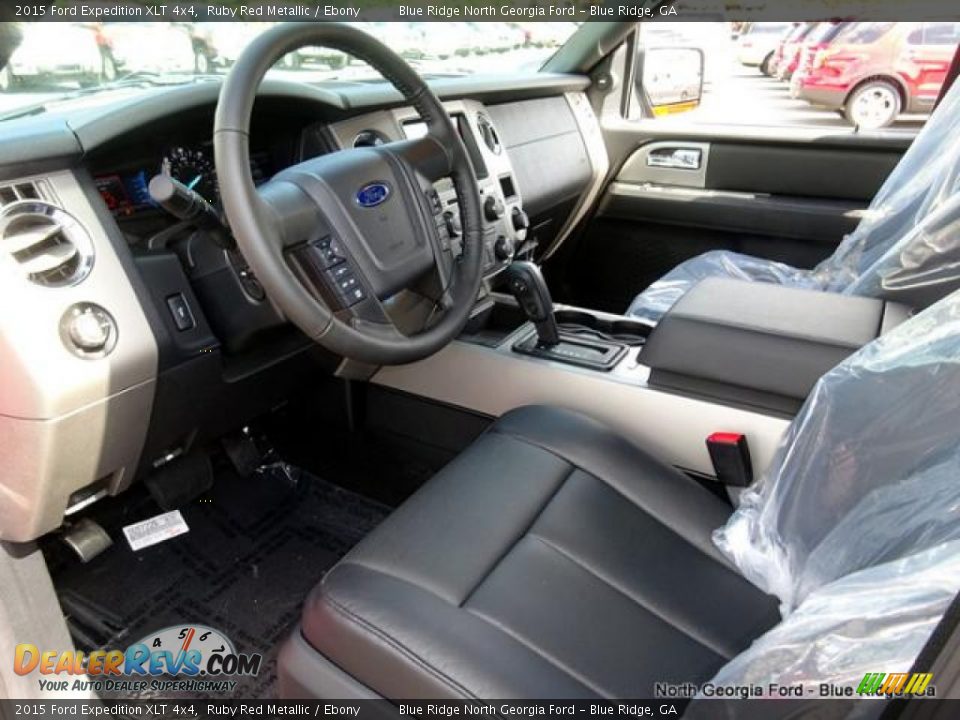 2015 Ford Expedition XLT 4x4 Ruby Red Metallic / Ebony Photo #33