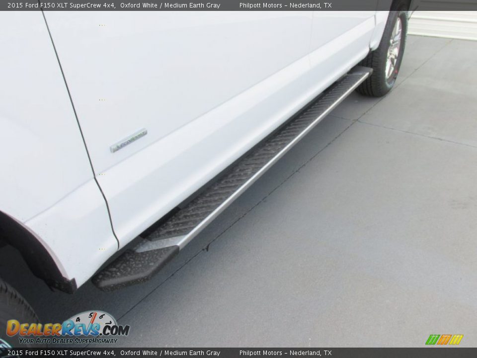2015 Ford F150 XLT SuperCrew 4x4 Oxford White / Medium Earth Gray Photo #12