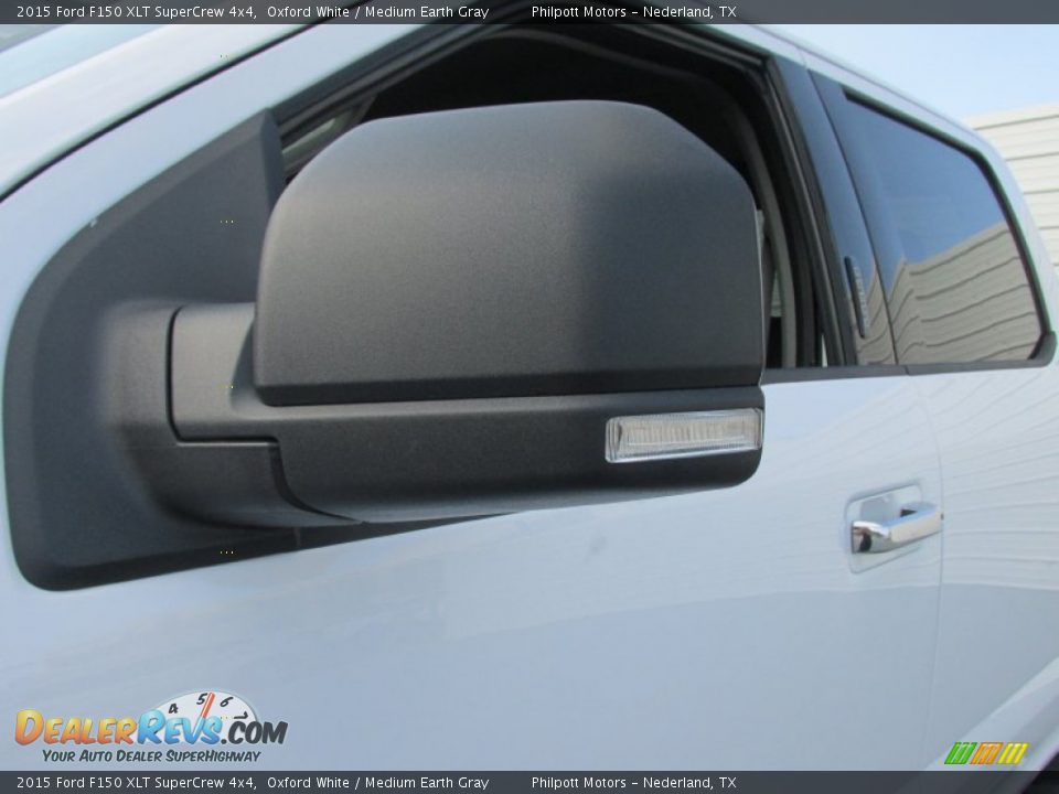 2015 Ford F150 XLT SuperCrew 4x4 Oxford White / Medium Earth Gray Photo #13