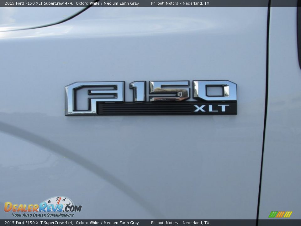 2015 Ford F150 XLT SuperCrew 4x4 Oxford White / Medium Earth Gray Photo #14