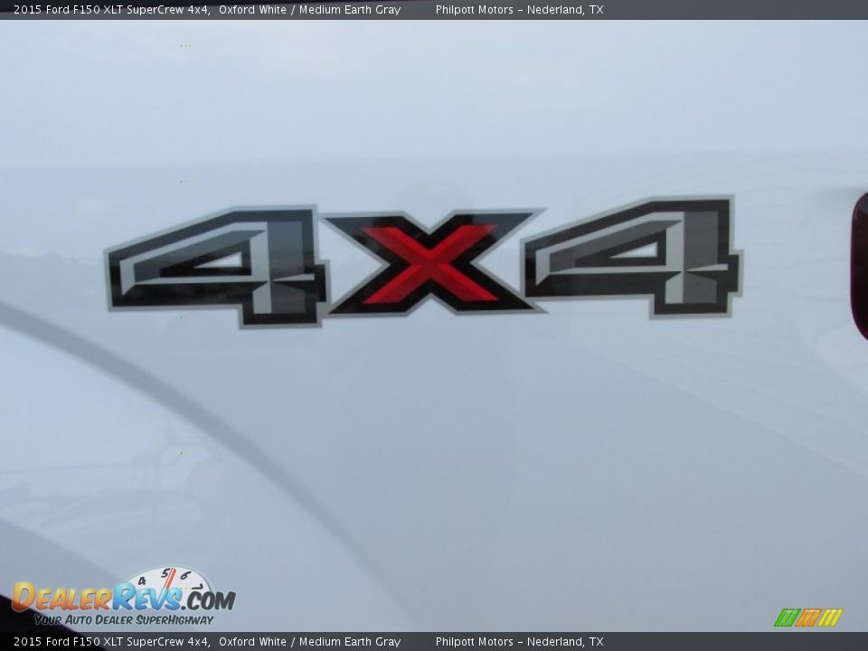 2015 Ford F150 XLT SuperCrew 4x4 Oxford White / Medium Earth Gray Photo #16