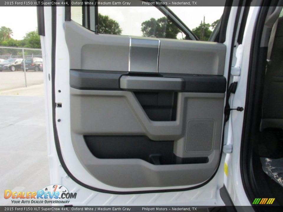 2015 Ford F150 XLT SuperCrew 4x4 Oxford White / Medium Earth Gray Photo #19