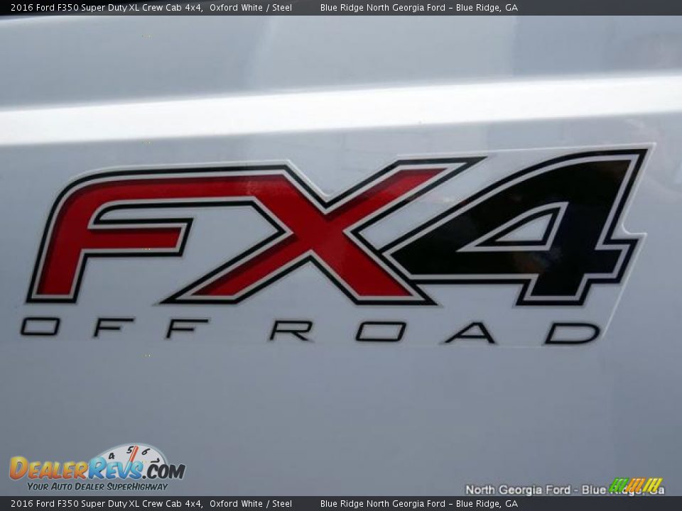 2016 Ford F350 Super Duty XL Crew Cab 4x4 Oxford White / Steel Photo #34