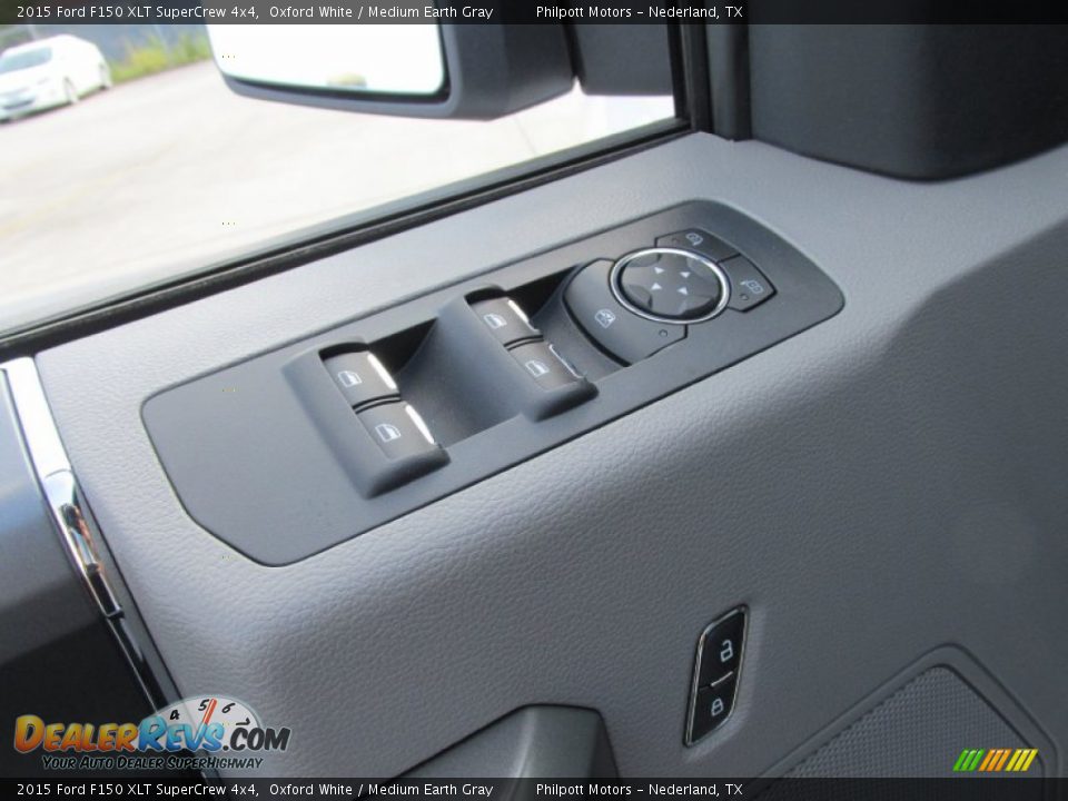 2015 Ford F150 XLT SuperCrew 4x4 Oxford White / Medium Earth Gray Photo #22