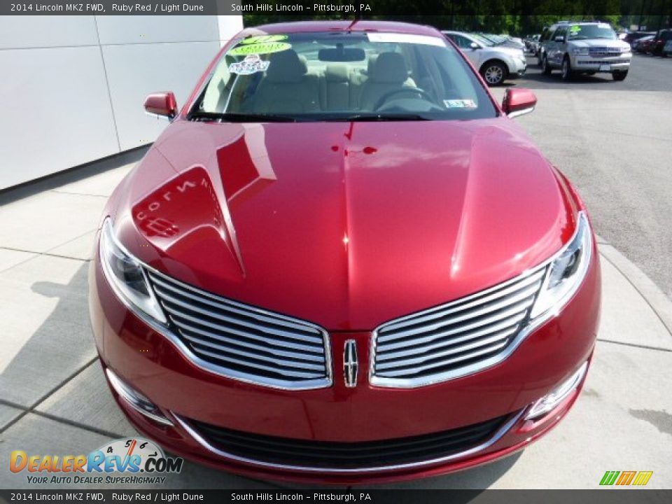 2014 Lincoln MKZ FWD Ruby Red / Light Dune Photo #8