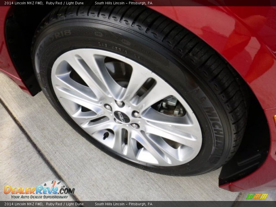 2014 Lincoln MKZ FWD Ruby Red / Light Dune Photo #9