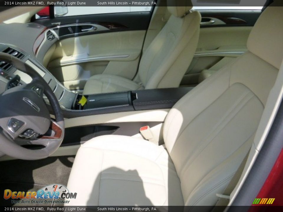 2014 Lincoln MKZ FWD Ruby Red / Light Dune Photo #15