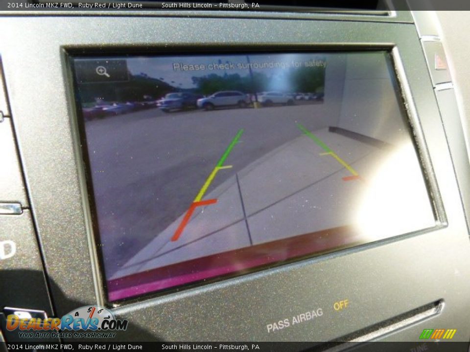 2014 Lincoln MKZ FWD Ruby Red / Light Dune Photo #24