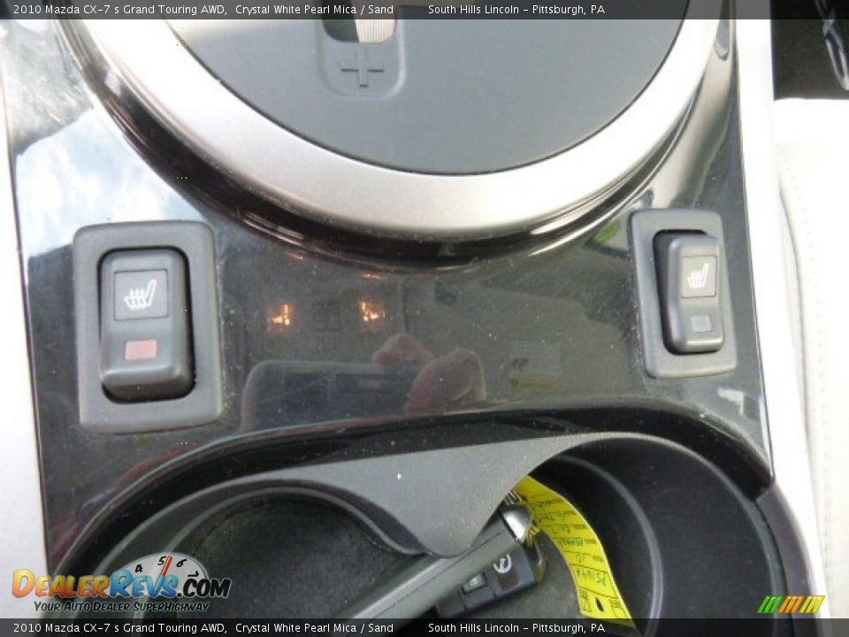 2010 Mazda CX-7 s Grand Touring AWD Crystal White Pearl Mica / Sand Photo #22