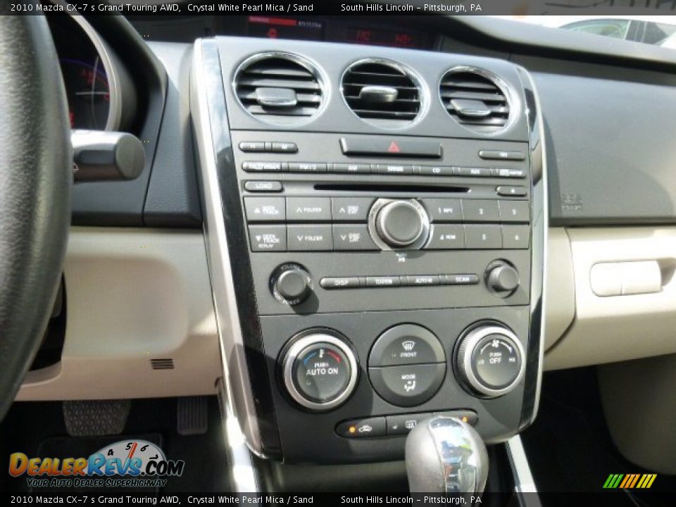 2010 Mazda CX-7 s Grand Touring AWD Crystal White Pearl Mica / Sand Photo #23