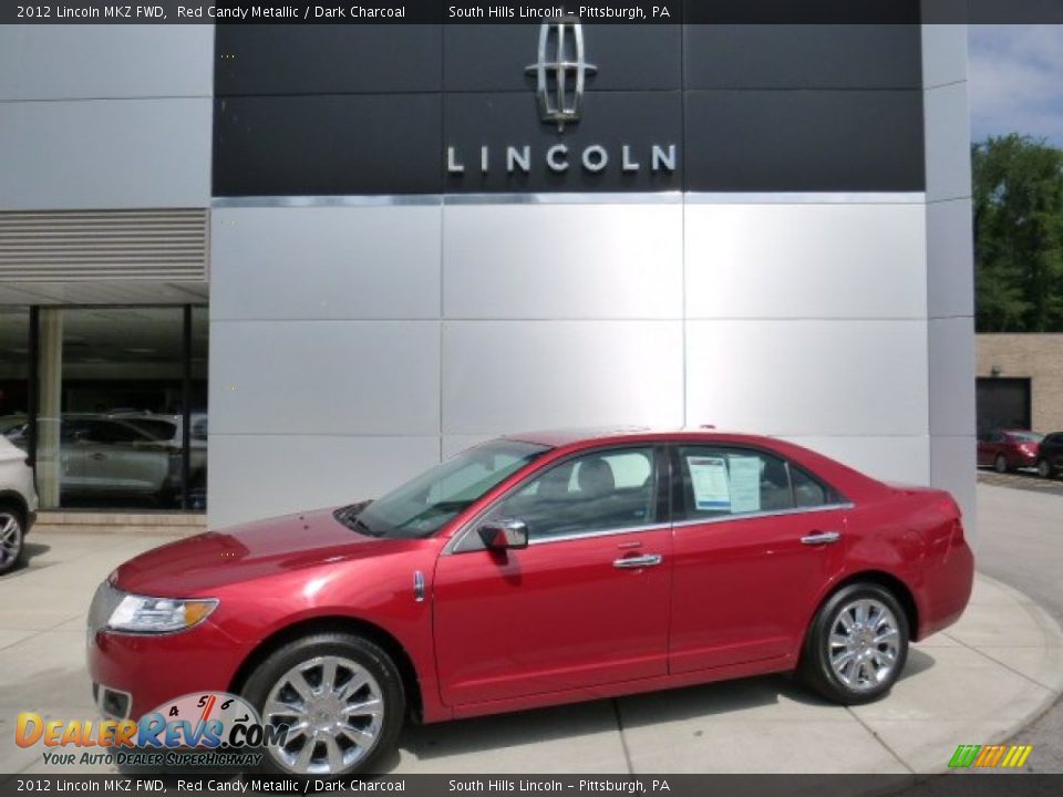2012 Lincoln MKZ FWD Red Candy Metallic / Dark Charcoal Photo #1
