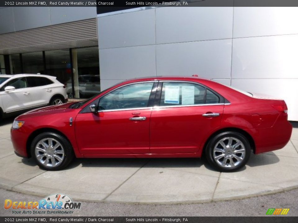 2012 Lincoln MKZ FWD Red Candy Metallic / Dark Charcoal Photo #2