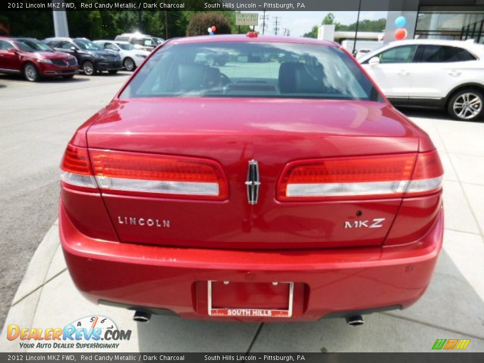 2012 Lincoln MKZ FWD Red Candy Metallic / Dark Charcoal Photo #4