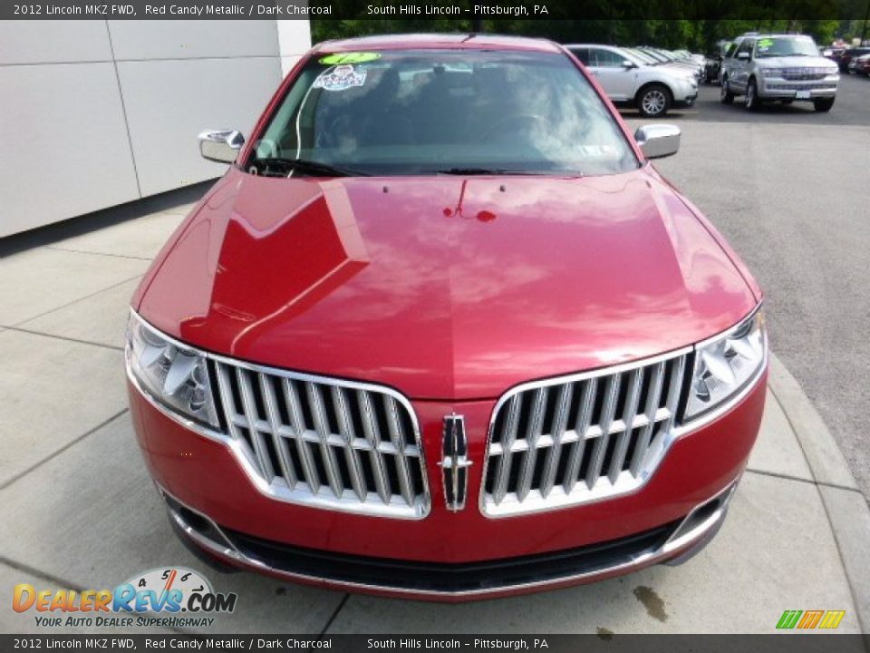 2012 Lincoln MKZ FWD Red Candy Metallic / Dark Charcoal Photo #8