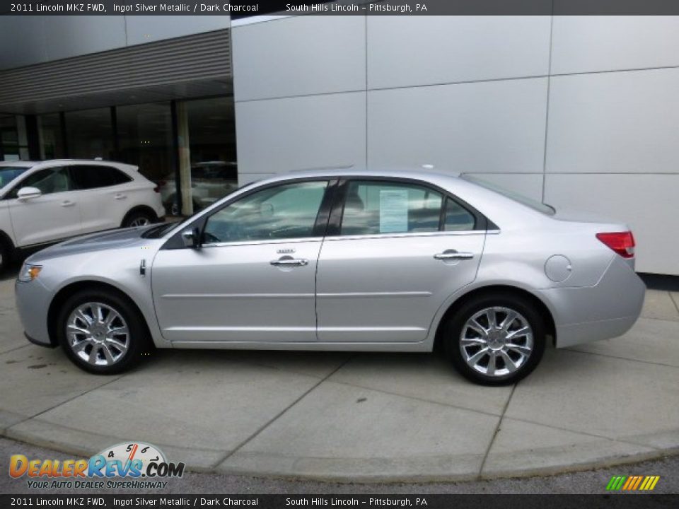 2011 Lincoln MKZ FWD Ingot Silver Metallic / Dark Charcoal Photo #2