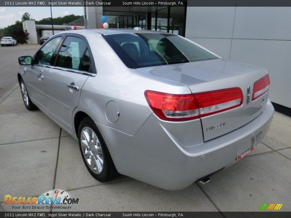 2011 Lincoln MKZ FWD Ingot Silver Metallic / Dark Charcoal Photo #3