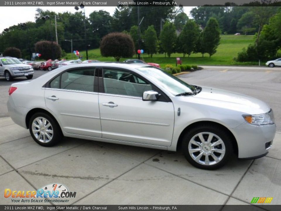 2011 Lincoln MKZ FWD Ingot Silver Metallic / Dark Charcoal Photo #6