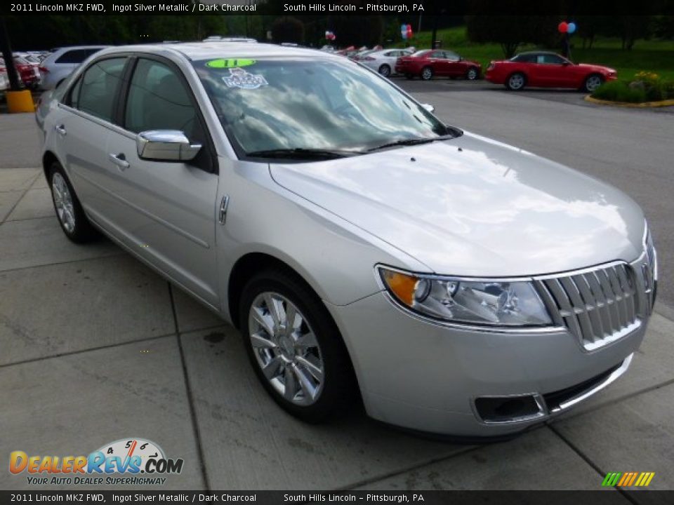 2011 Lincoln MKZ FWD Ingot Silver Metallic / Dark Charcoal Photo #7